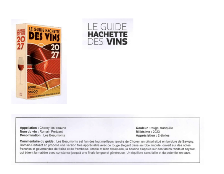 Guide Hachette des Vins 2027